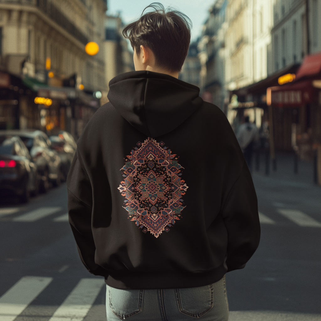 "Rug Pattern" Oversized Hoodie