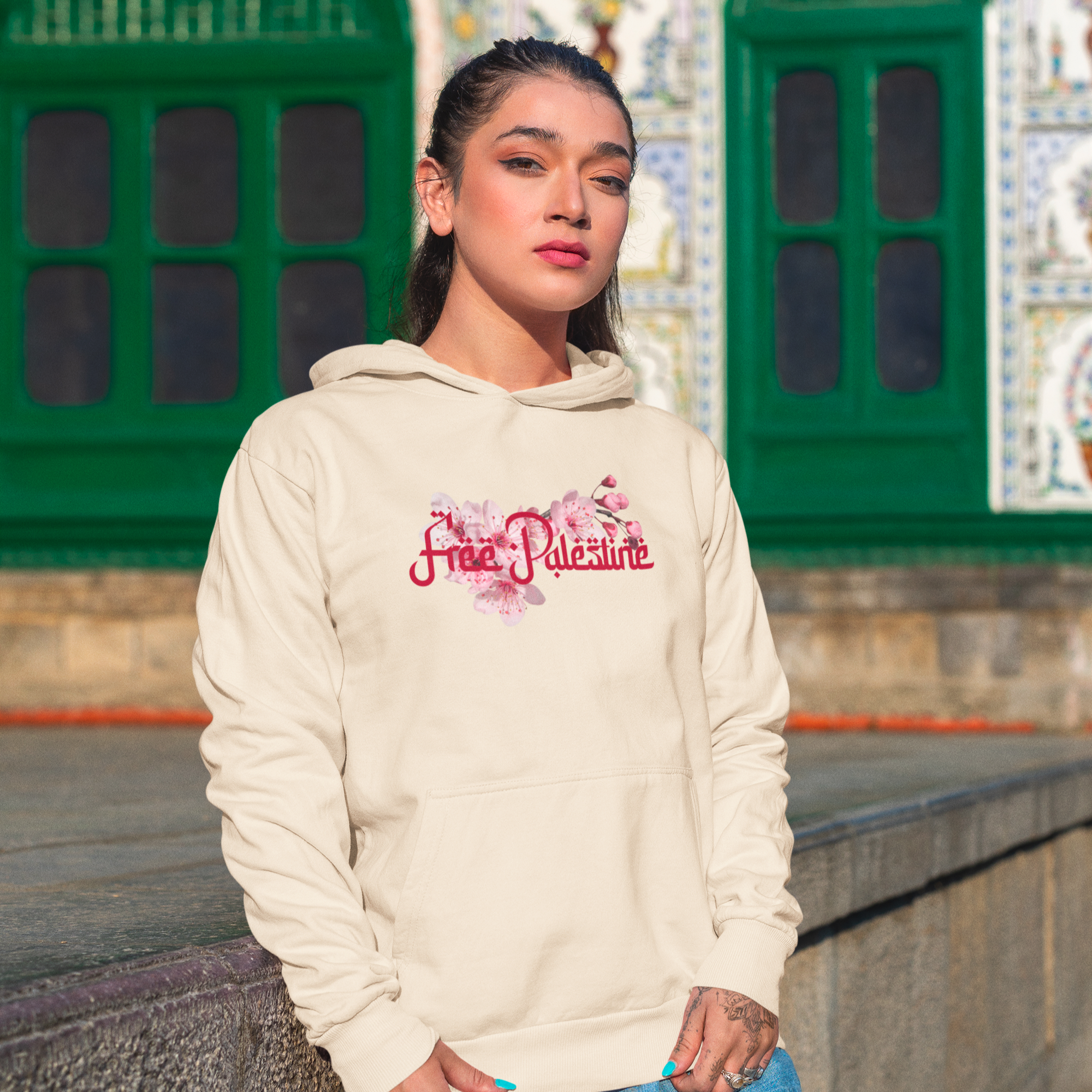"Palestine Cherry Blossoms" Hoodie