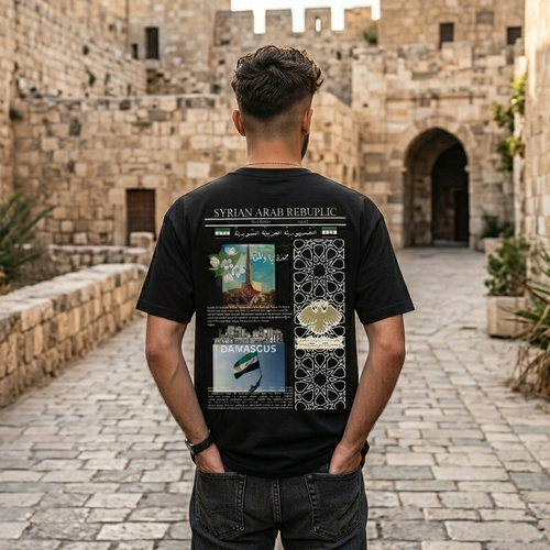 Premium Oversized Shirt with Syrian Design