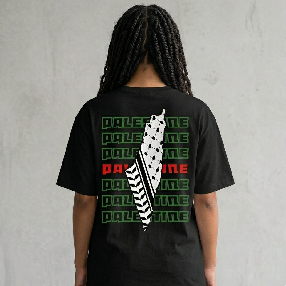 "Palestine" Oversized Shirt