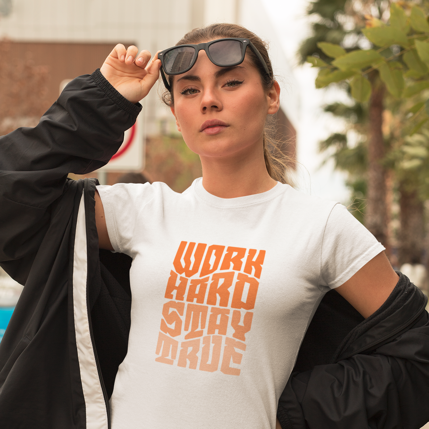 "Work Hard" Premium T-Shirt